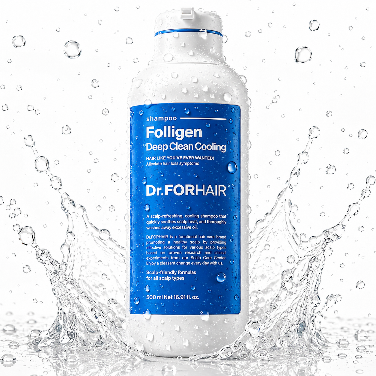 Dr.FORHAIR - Folligen Deep Clean Cooling Shampoo 500ml