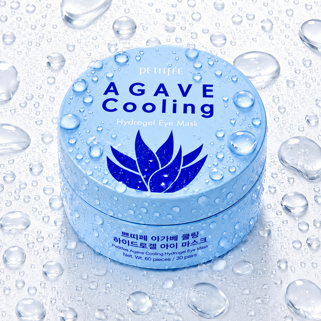 PETITFEE - Agave Cooling Hydrogel Eye Mask 80g (60 Patches)