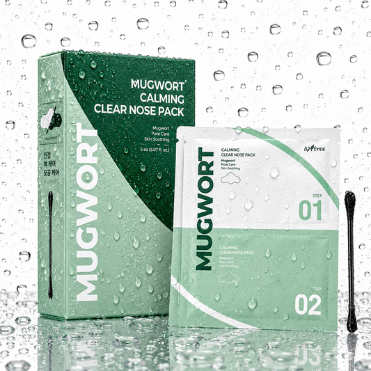 Isntree - Mugwort Calming Clear Nose Pack 5ea