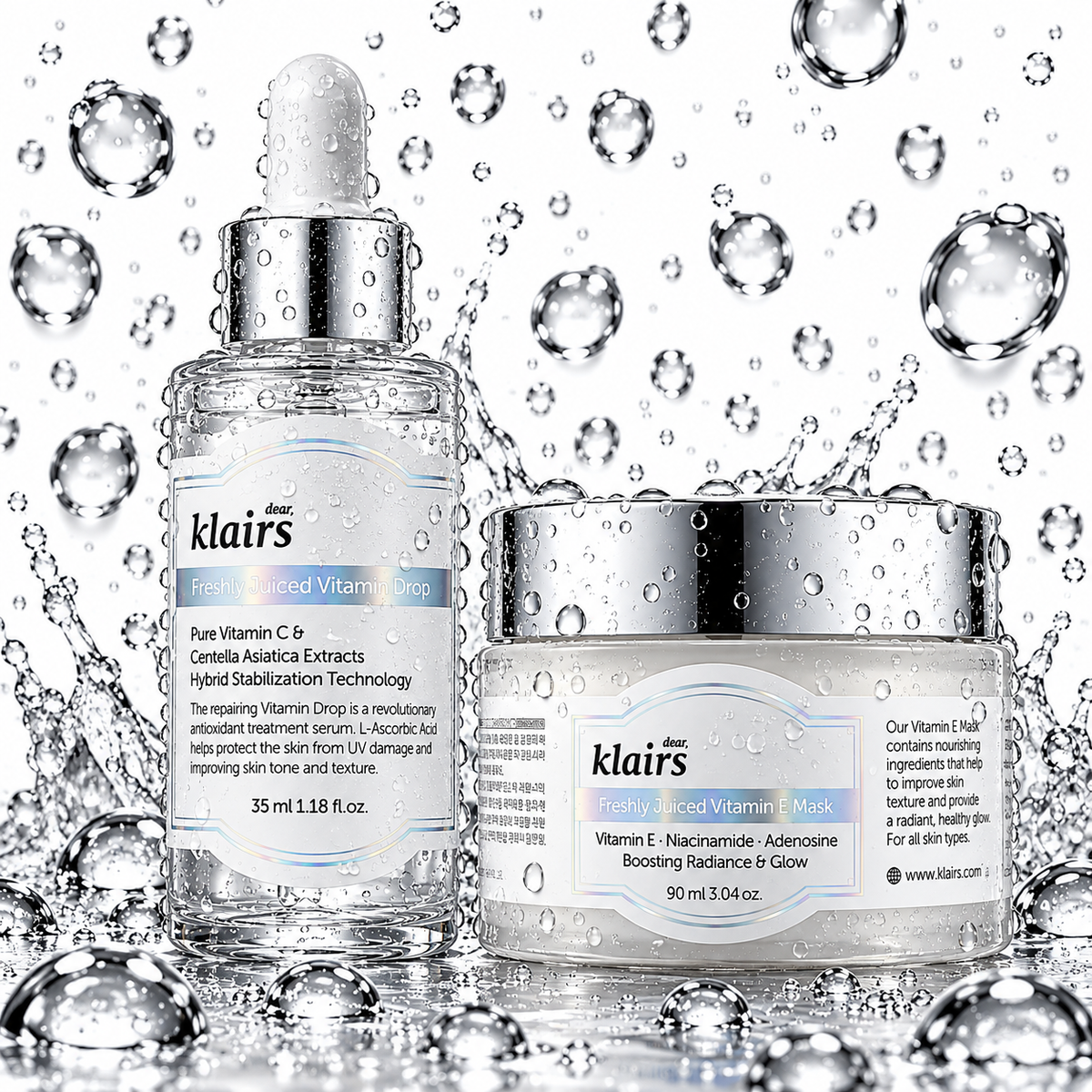 KLAIRS - Freshly Juiced Line Set (Serum 35ml + Mask 90ml)
