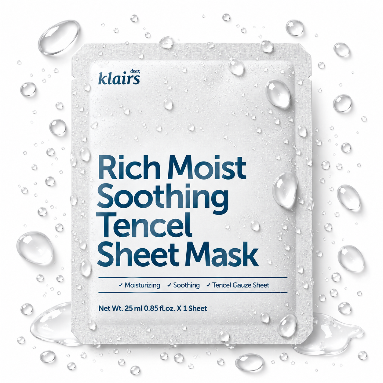 KLAIRS - Rich Moist Soothing Tencel Sheet Mask 25ml