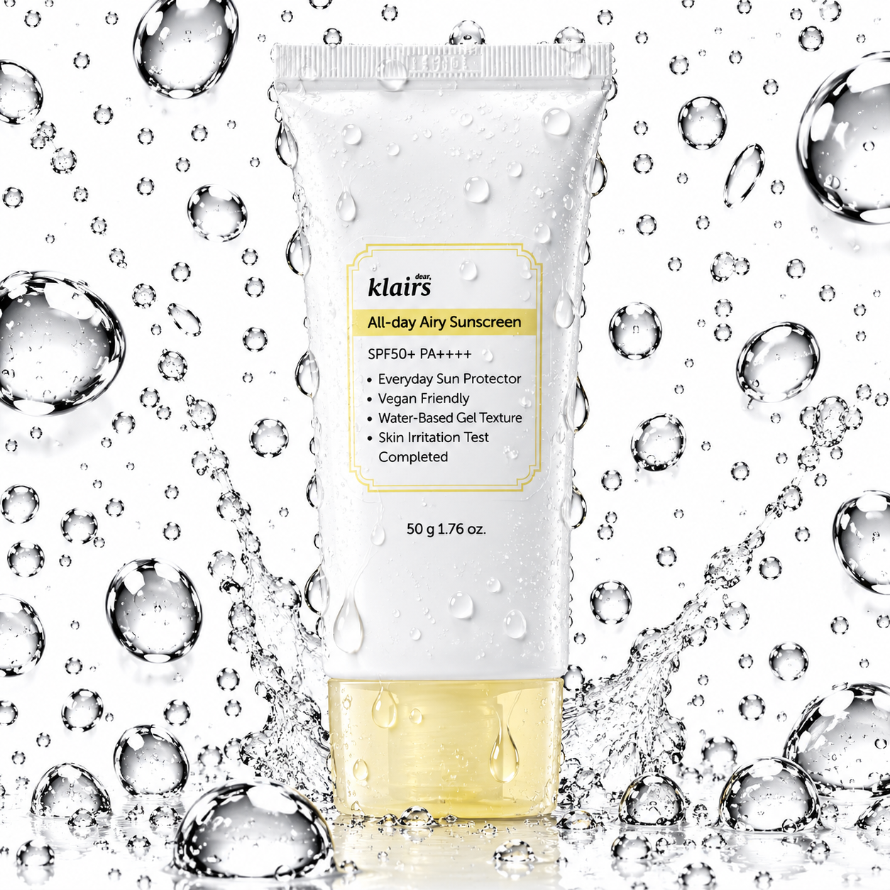KLAIRS - All-day Airy Sunscreen SPF50+ PA++++ 50g