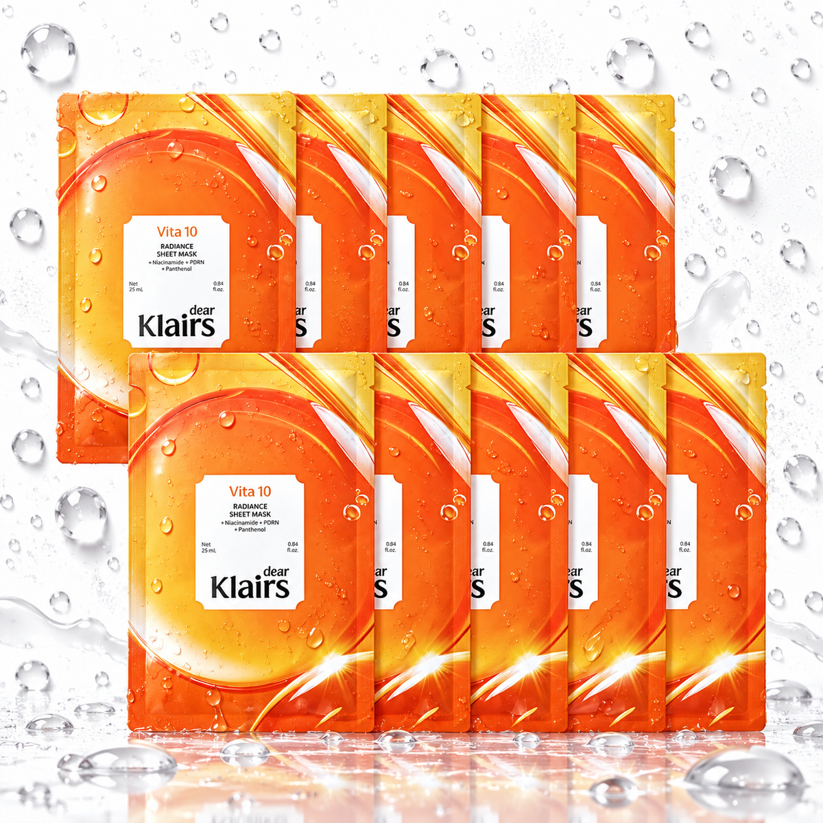 KLAIRS - Vita 10 Radiance Sheet Mask 25ml x 10ea