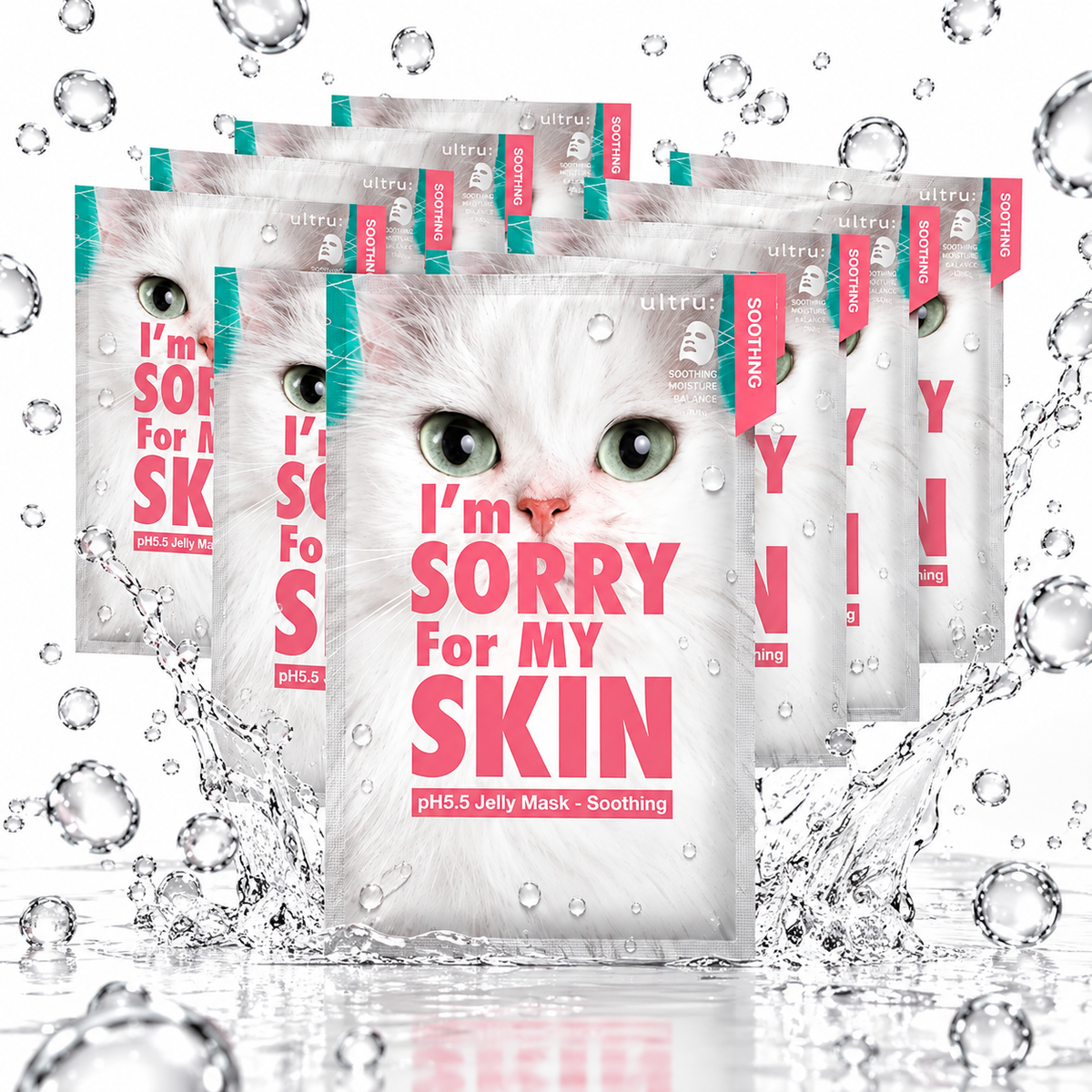 I'm Sorry For My Skin - pH 5.5 Soothing Jelly Mask 33ml x 10ea
