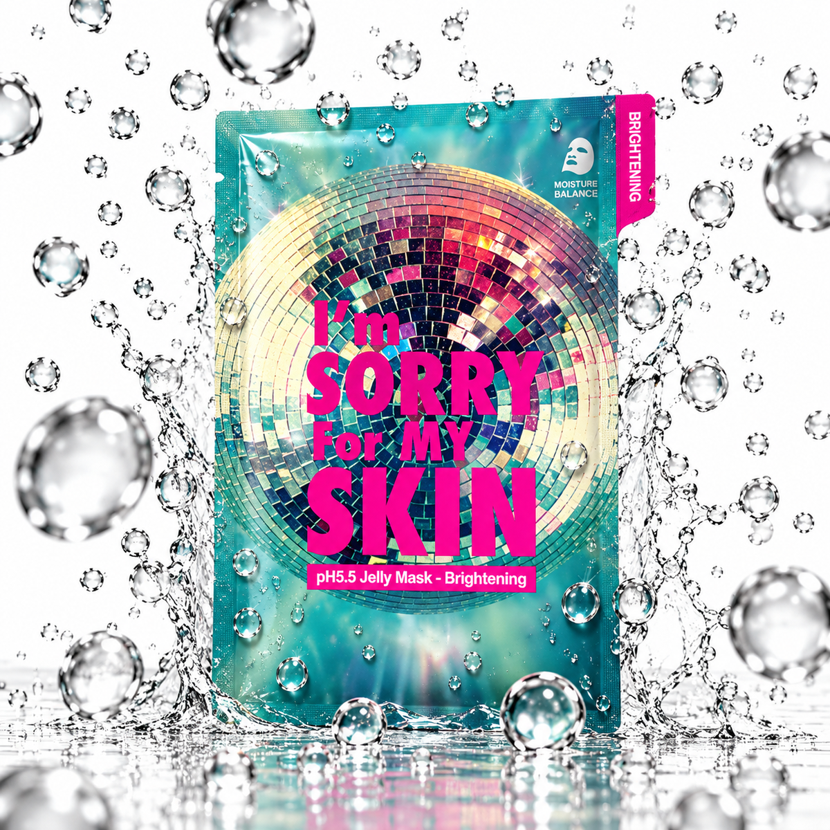 I'm Sorry For My Skin - pH 5.5 Jelly Mask #Brightening Damask Rose 33g x 10ea