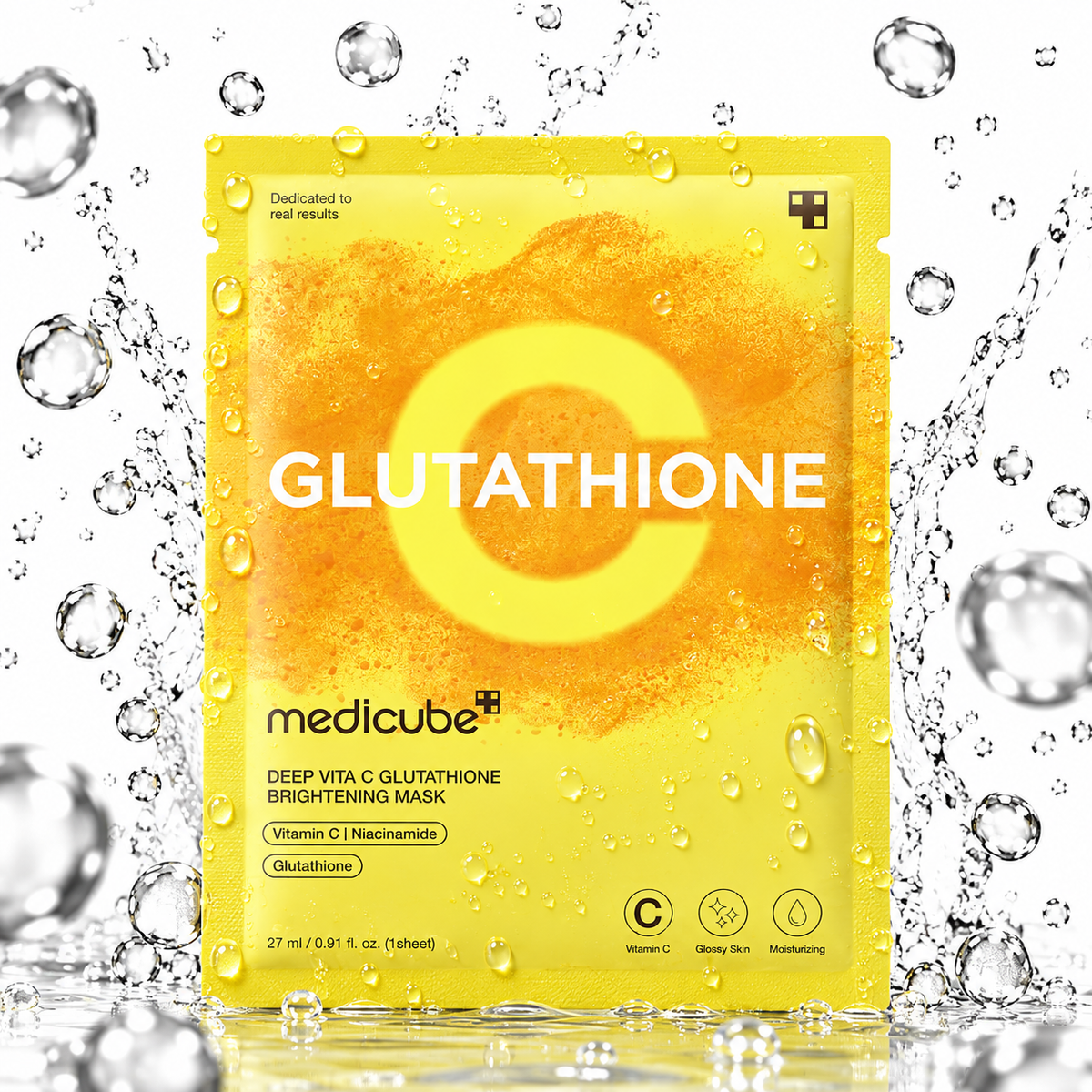medicube - Deep Vita C Glutathione Brightening Mask 27g x 5ea