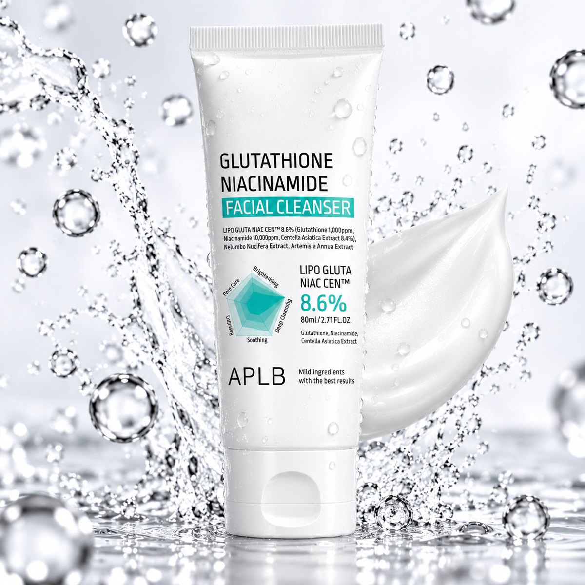 APLB - Glutathione Niacinamide Facial Cleanser 80ml