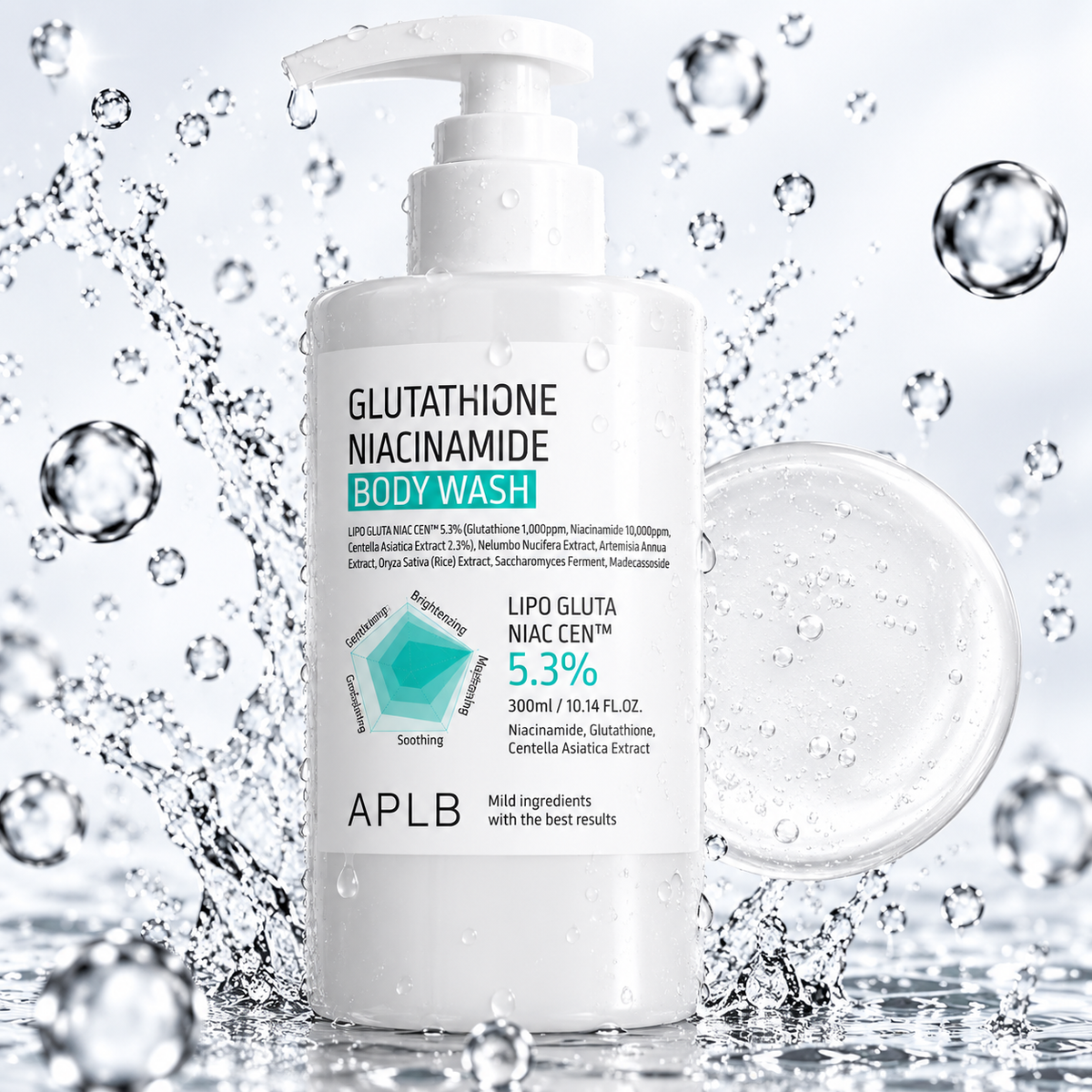 APLB - Glutathione Niacinamide Body Wash 300ml