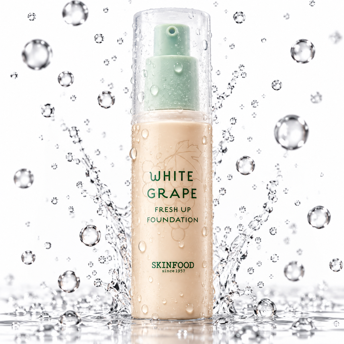 SKINFOOD - White Grape Fresh Up Foundation 30ml (2 Colors)