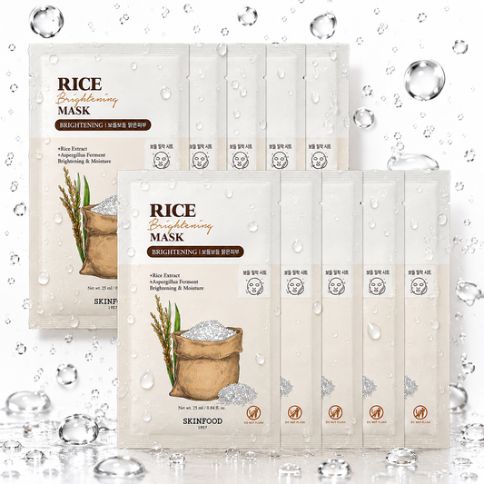 SKINFOOD - Rice Brightening Mask Sheet 25g x 10ea