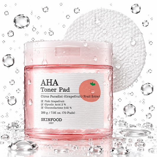 SKINFOOD - Pink Grapefruit AHA Toner Pad 200g 70 Pads