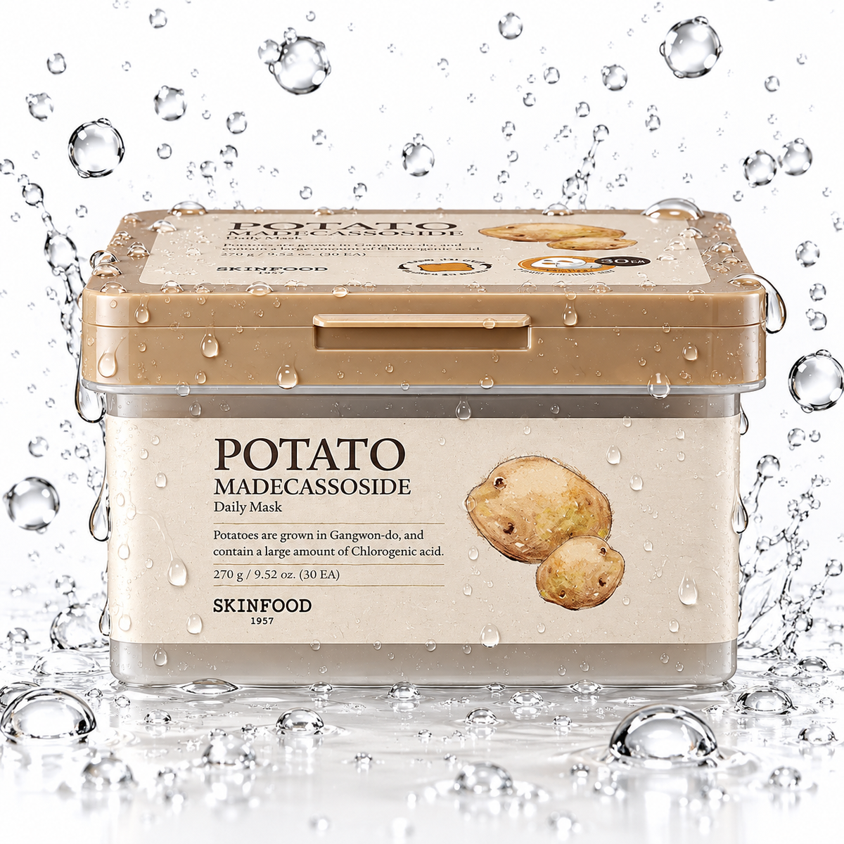 SKINFOOD - Potato Madecassoside Daily Mask Sheet 270g 30ea