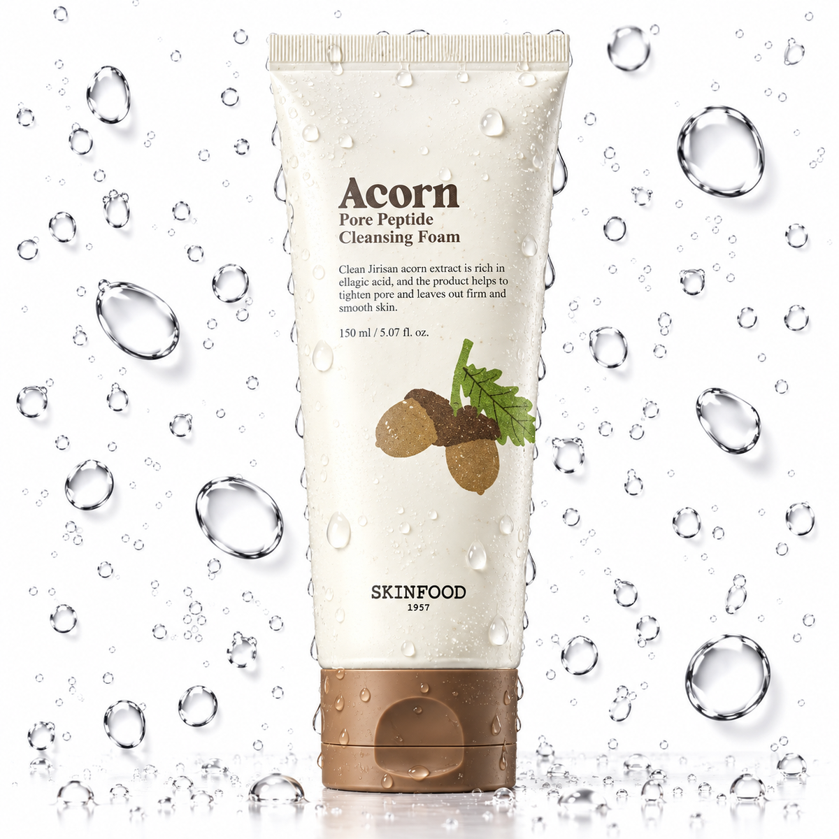 SKINFOOD - Acorn Pore Peptide Cleansing Foam 150ml