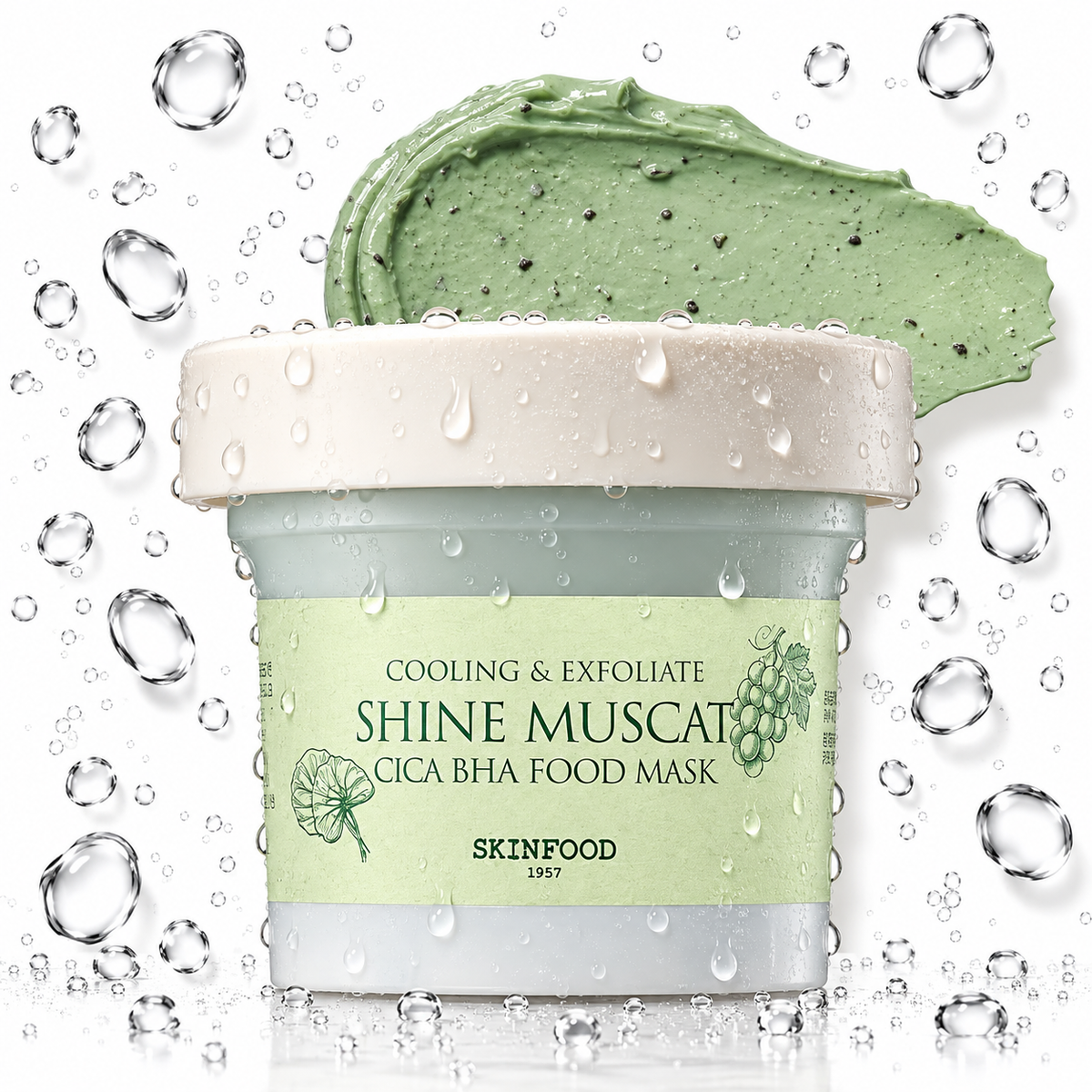 SKINFOOD - Cica BHA Food Mask 120g #Shine Muscat