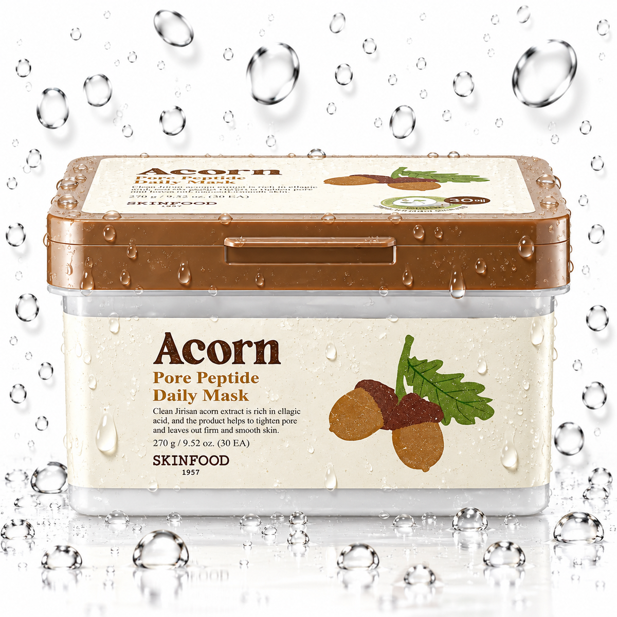 SKINFOOD - Acorn Pore Peptide Daily Mask 270g 30ea