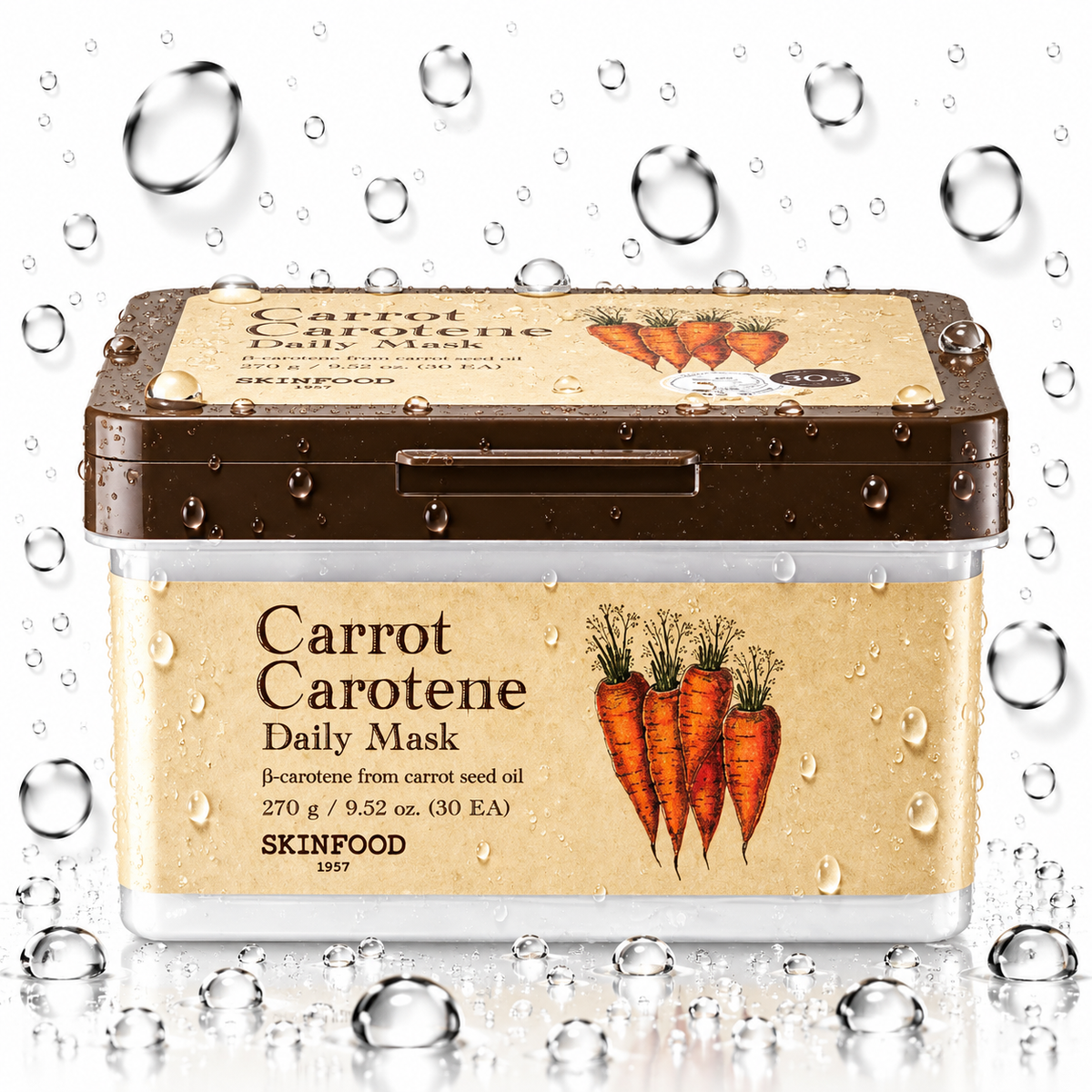 SKINFOOD - Carrot Carotene Daily Mask Sheet 270g 30ea