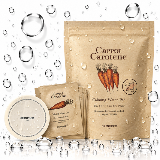 SKINFOOD - Carrot Carotene Calming Water Pad 135g 30 Pads (Refill)