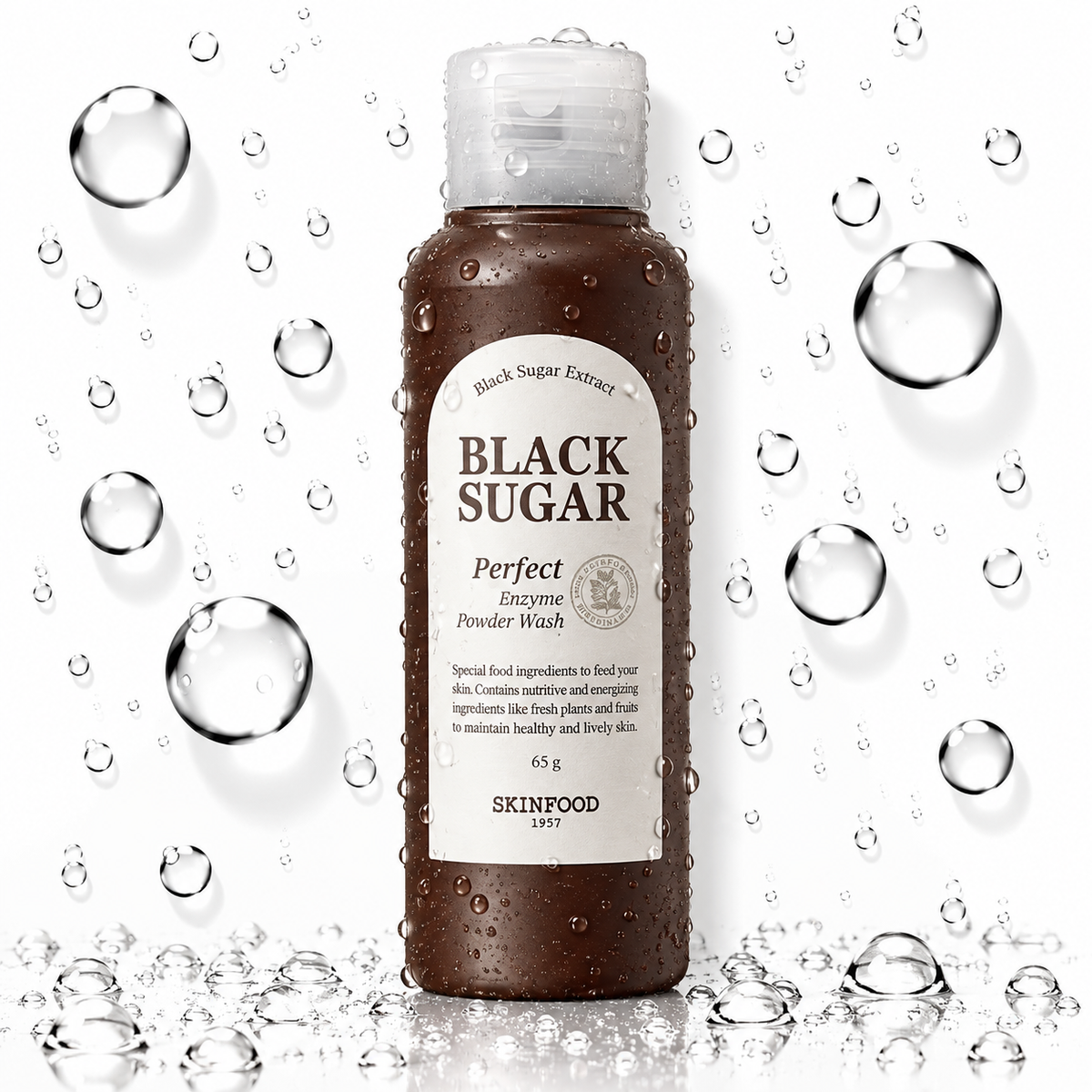 SKINFOOD - Black Sugar Perfect Enzyme Powder Wash 65g