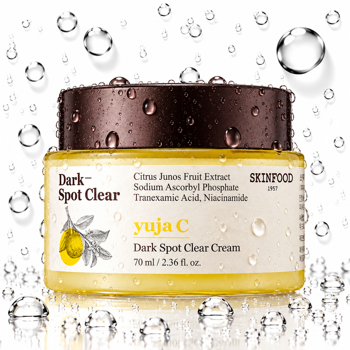 SKINFOOD - Yuja C Dark Spot Clear Cream 70ml