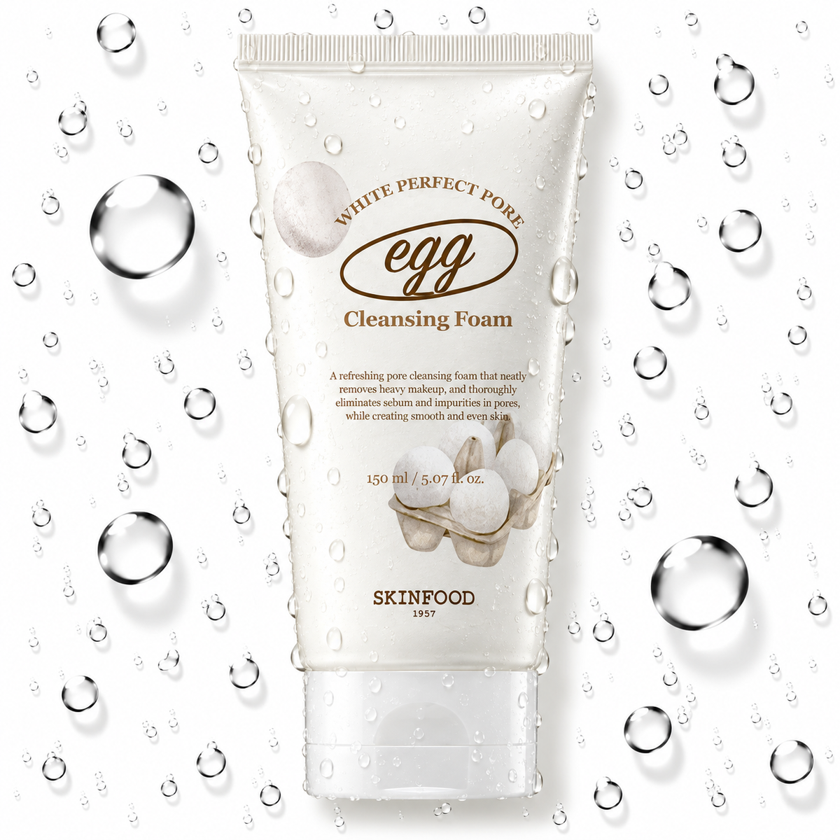SKINFOOD - Egg White Perfect Pore Cleansing Foam 150ml