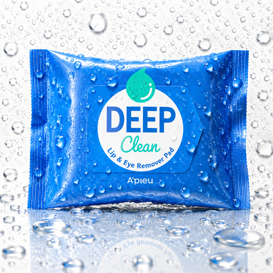 A'pieu - Deep Clean Lip & Eye Remover Pad 37g/20ea