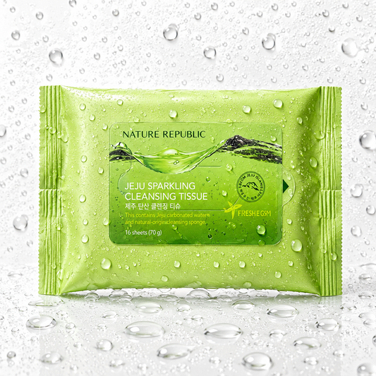 NATURE REPUBLIC - Jeju Sparkling Cleansing Tissue 70g/15ea