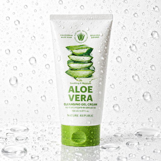 NATURE REPUBLIC - Soothing & Moisture Aloe Vera Cleansing Gel Cream 150ml