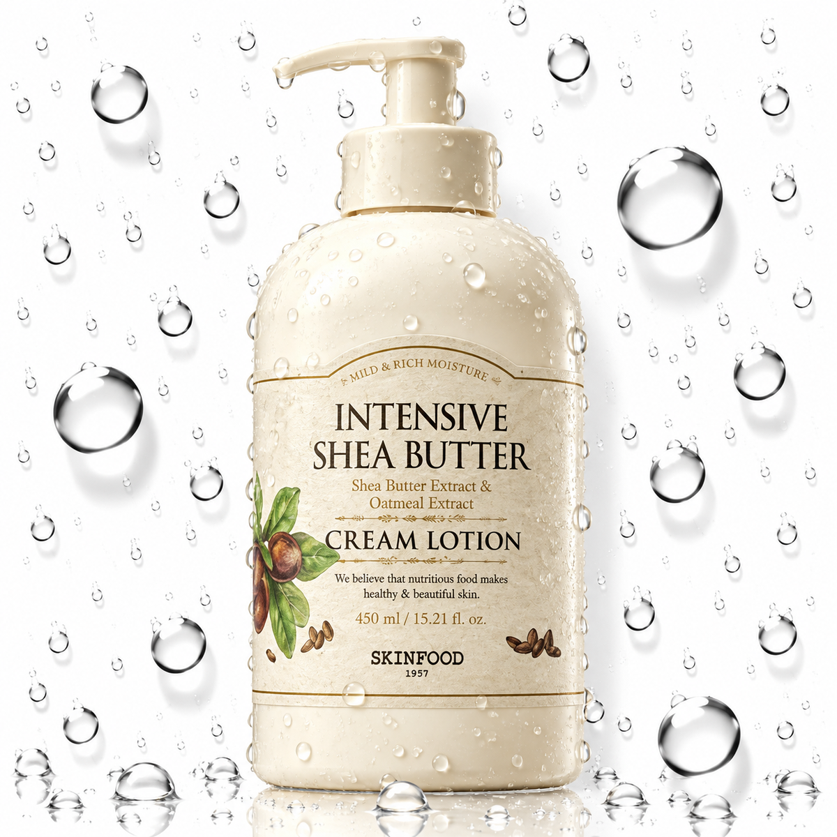 SKINFOOD - Intensive Shea Butter Body Cream Lotion 450ml