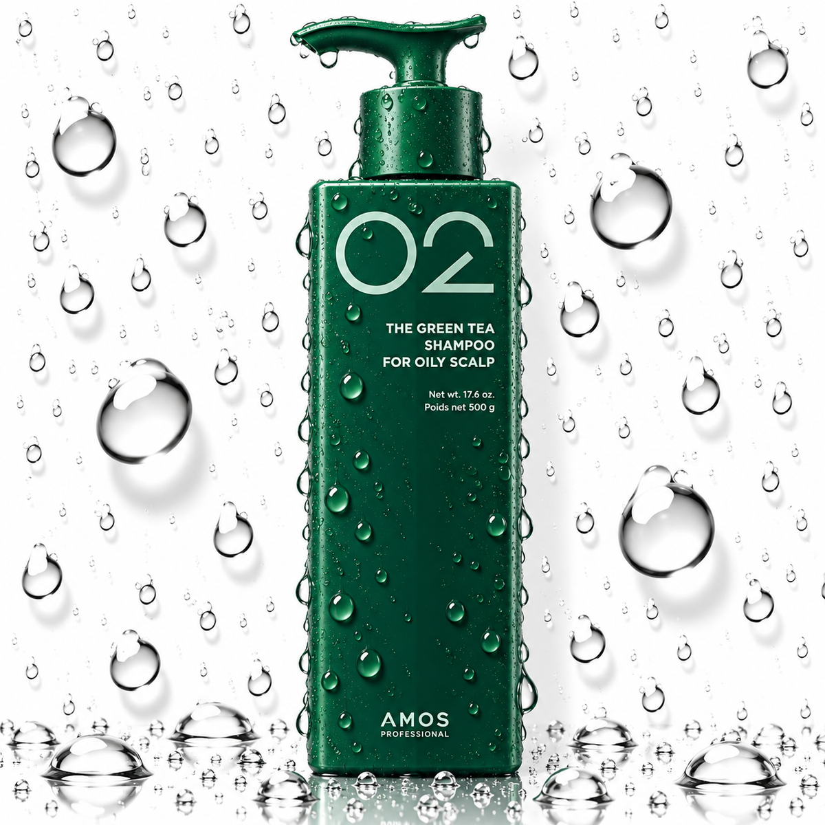 amos PROFESSIONAL - The Green Tea Shampoo for Oily Scalp 500ml