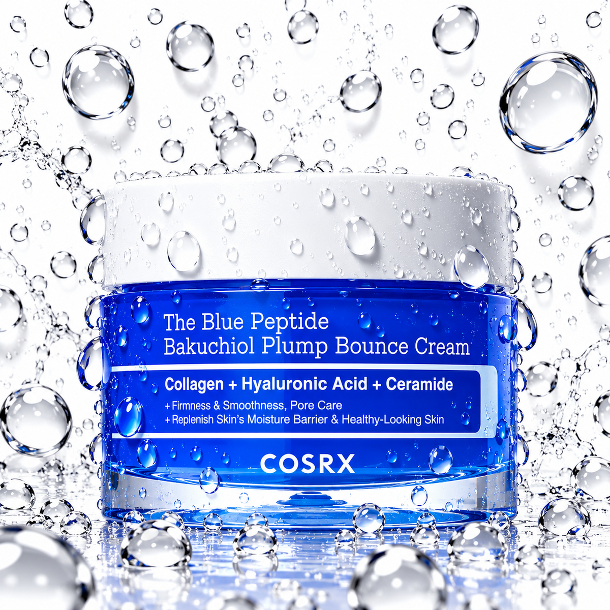 COSRX - The Blue Peptide Bakuchiol Plump Bounce Cream 50g