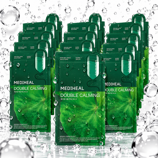MEDIHEAL - Double Calming Water Mask 20ml X 15ea