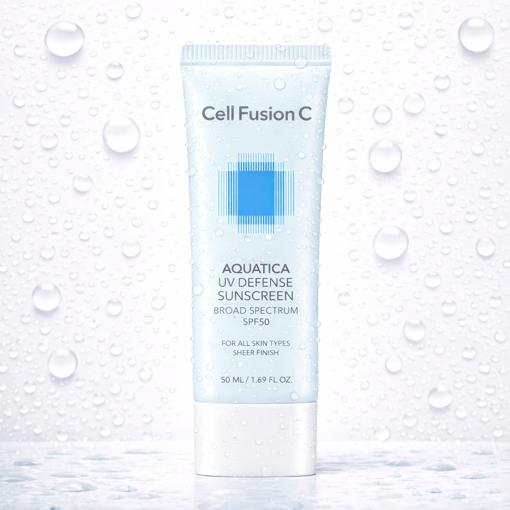 Cell Fusion C - 1+1 Aquatica UV Defense Sunscreen OTC 50ml+50ml
