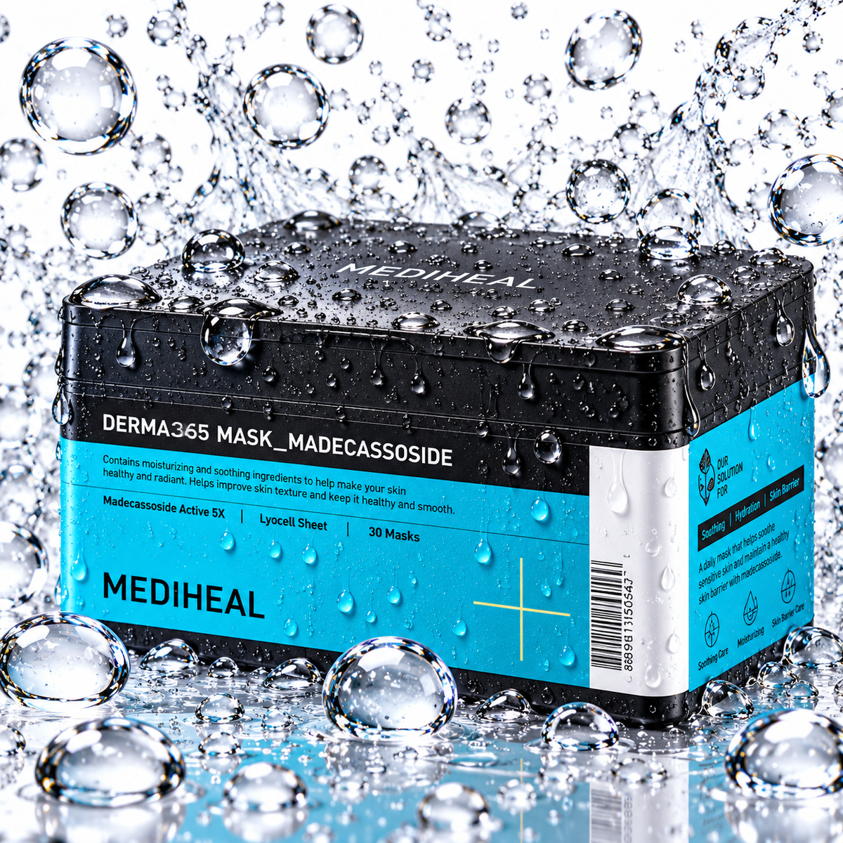 MEDIHEAL - Derma 365 Madecassoside Mask 30ea