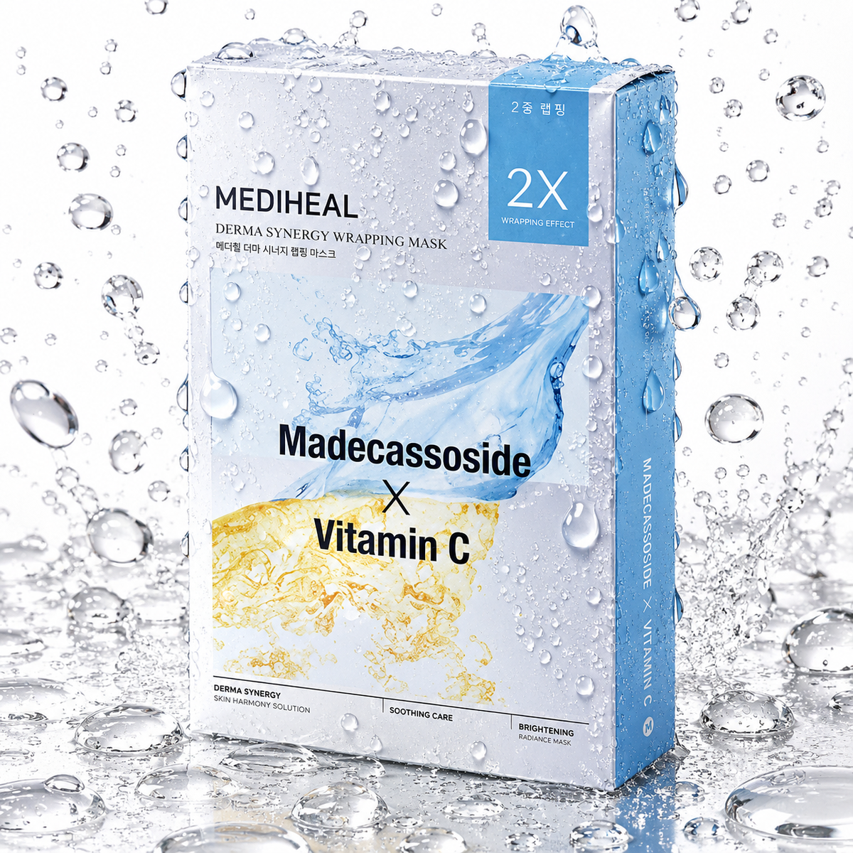MEDIHEAL - Derma Synergy Wrapping Mask Sheet Madecassoside X Vitamin C 10ea