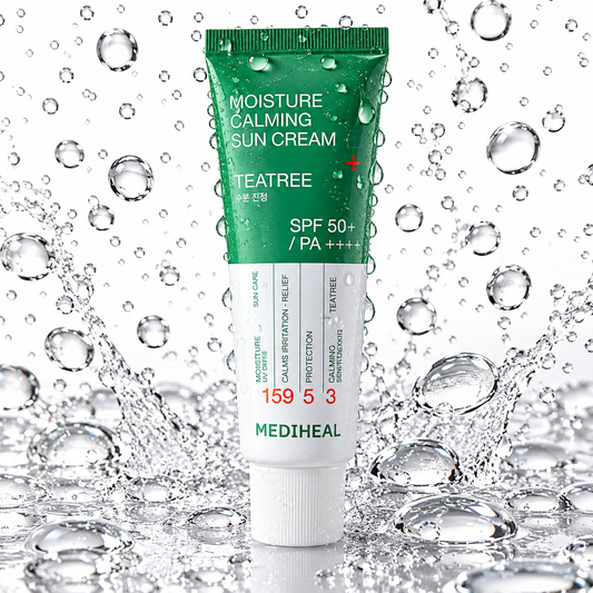 MEDIHEAL - Moisture Calming Sun Cream Teatree SPF50+ PA++++ 50ml
