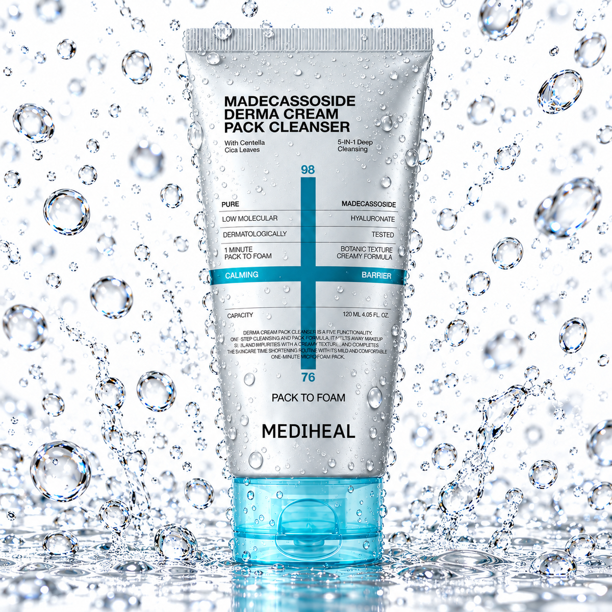 MEDIHEAL - Madecassoside Derma Cream Pack Cleanser 50ml