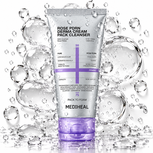 MEDIHEAL - Rose PDRN Derma Cream Pack Cleanser 50ml