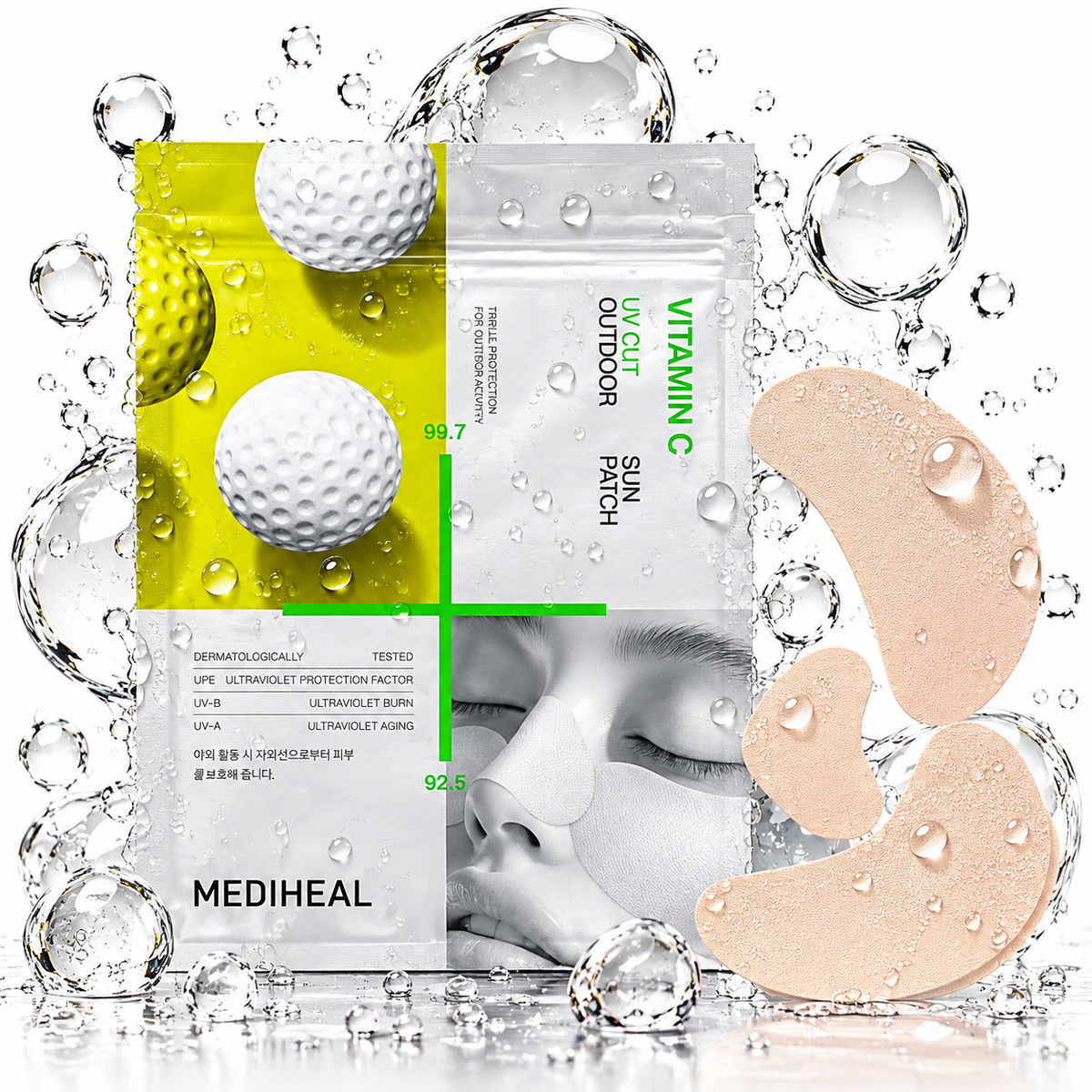 MEDIHEAL - Vitamin C UV Cut Outdoor Sun Patch Triple Protection 4ea