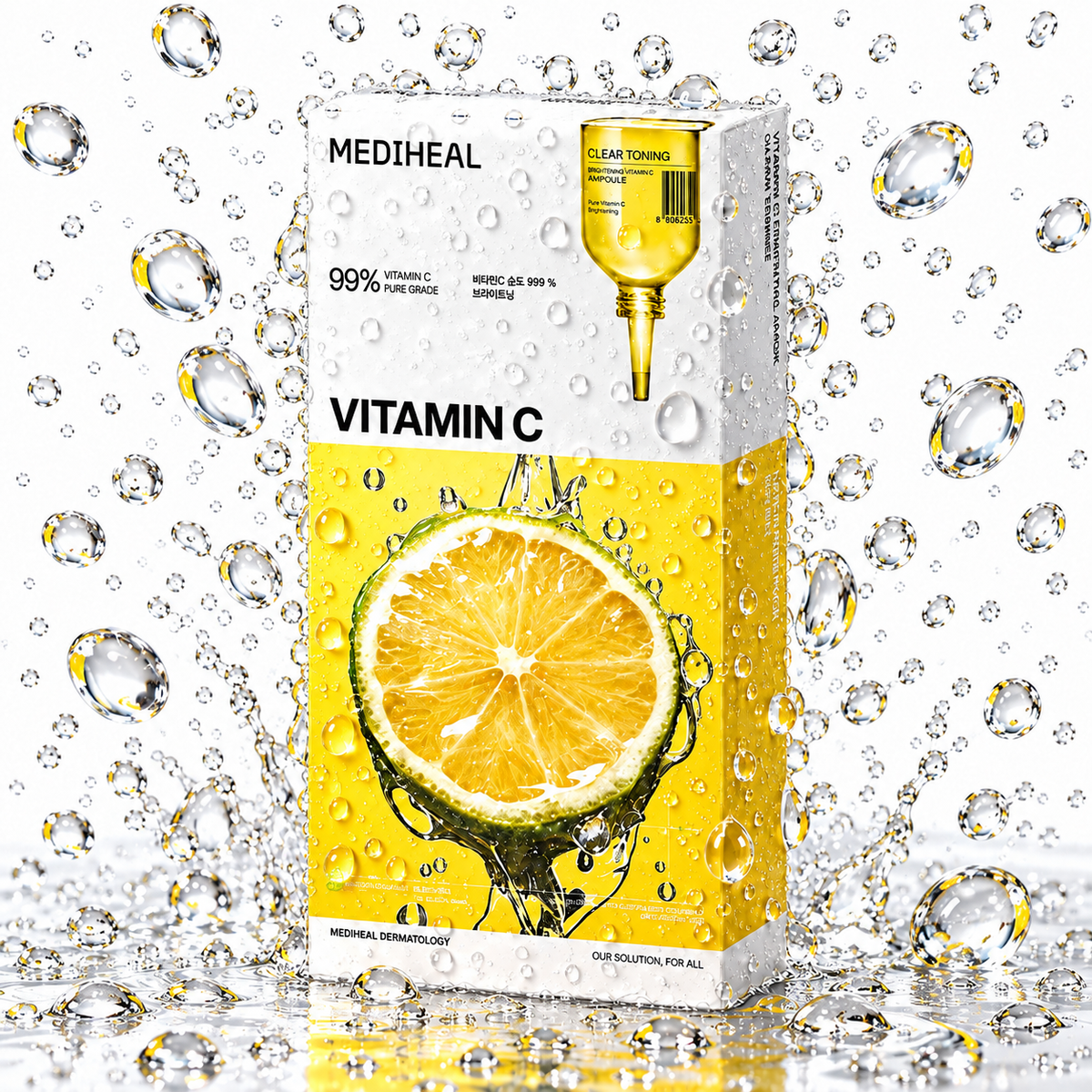 MEDIHEAL - Vitamin C Essential Mask Clear Toning 24ml X 10ea