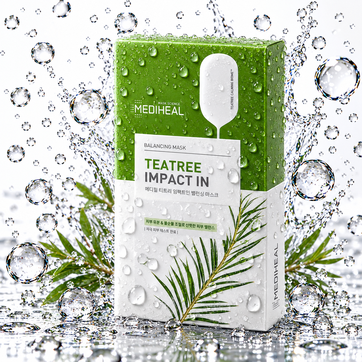 MEDIHEAL - Teatree Impact In Balancing Mask 24ml X 10ea