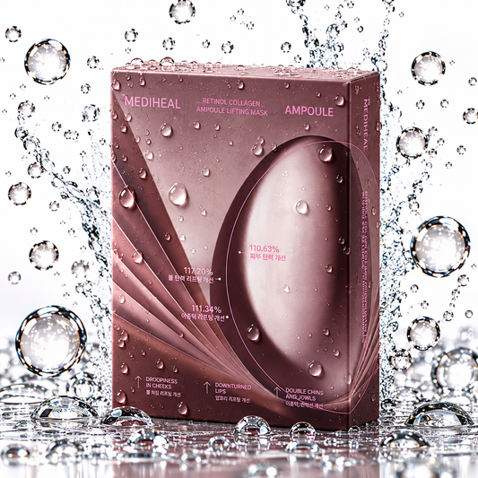 MEDIHEAL - Retinol Collagen Ampoule Lifting Mask 30ml X 10ea