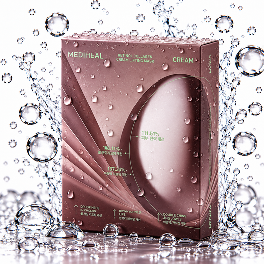 MEDIHEAL - Retinol Collagen Cream Lifting Mask 30ml X 10ea