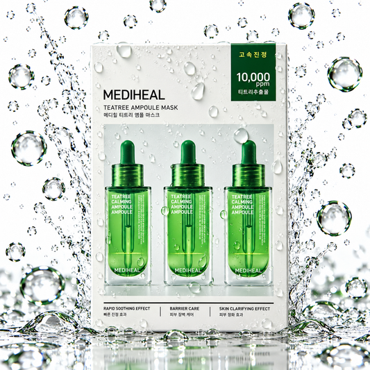 MEDIHEAL - Teatree Ampoule Mask 25ml X 10ea