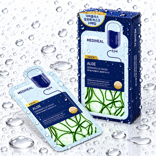 MEDIHEAL - Dermaplus Aloe Mask 22ml X 10ea