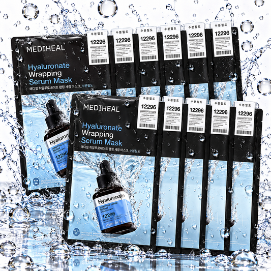 MEDIHEAL - Hyaluronate Wrapping Serum Mask 25ml X 10ea