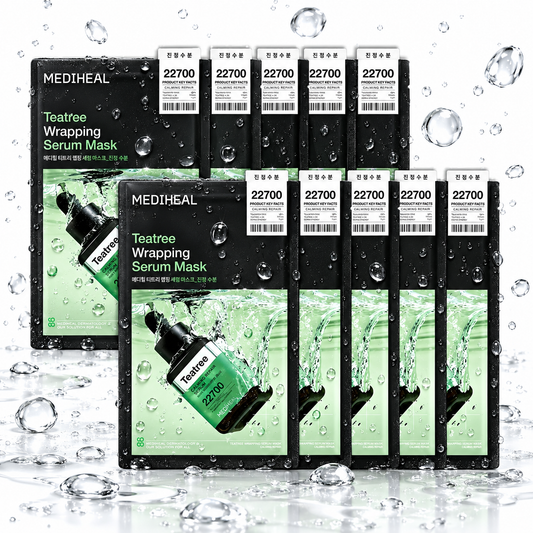 MEDIHEAL - Teatree Wrapping Serum Mask 25ml X 10ea