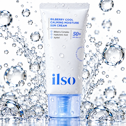ilso - Bilberry Cool Calming Moisture Sun Cream SPF50+ PA++++ 50ml