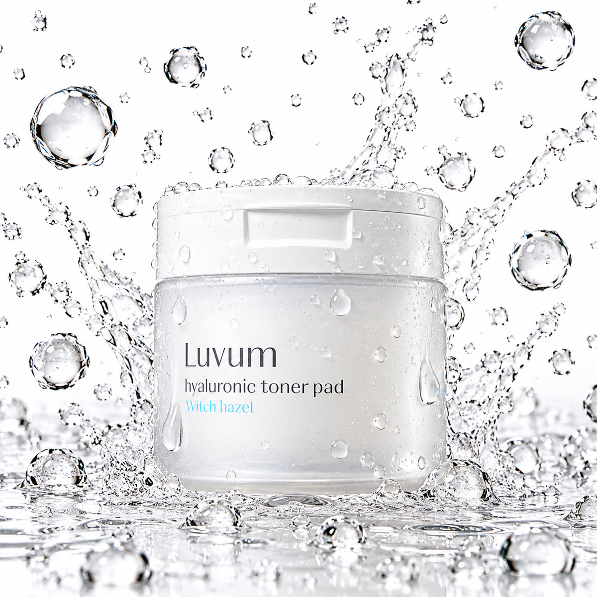Luvum - Witch Hazel Hyaluronic Toner Pad 60P 130ml