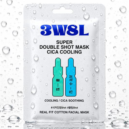 3W8L - Super Double Shot Mask Cica Cooling 27ml