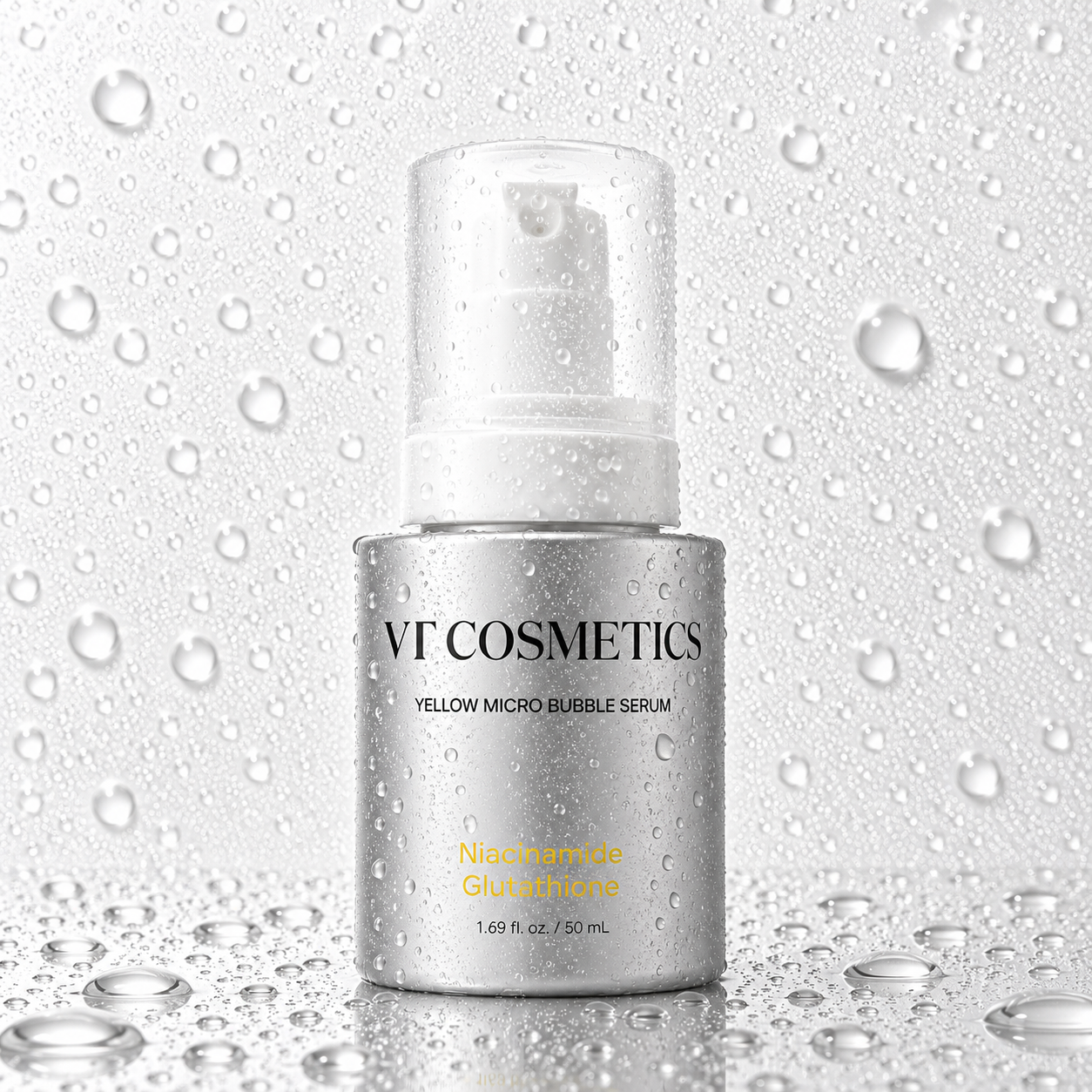 VT Cosmetics - Niacinamide Glutathione Yellow Micro Bubble Serum 70ml